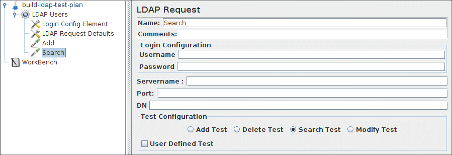 
                  그림 8a.4.2 내장 검색 테스트를 위한 LDAP 요청
